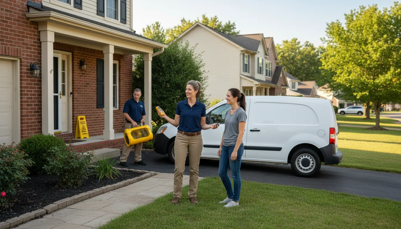 Water restoration image for Mold Remediation in Ore City, TX